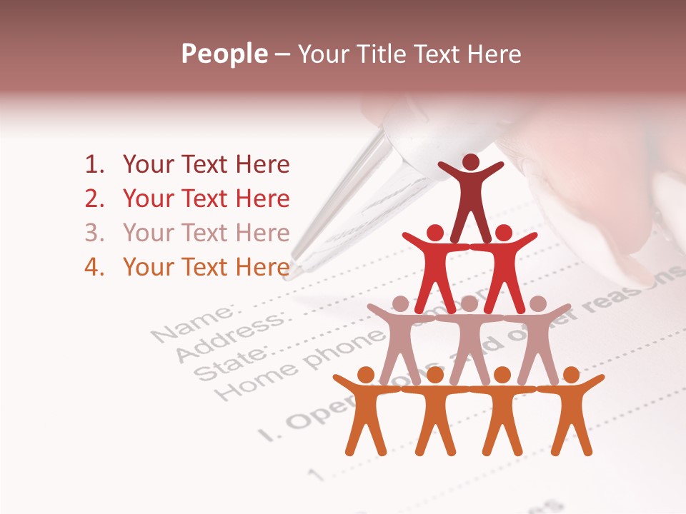 Data Form Occupation PowerPoint Template