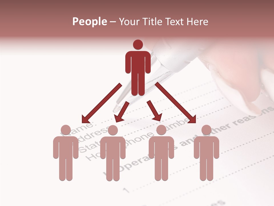 Data Form Occupation PowerPoint Template