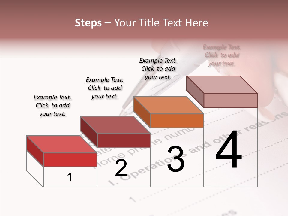 Data Form Occupation PowerPoint Template