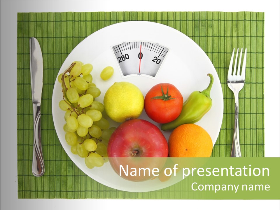 Kilo Measure Nutrition PowerPoint Template