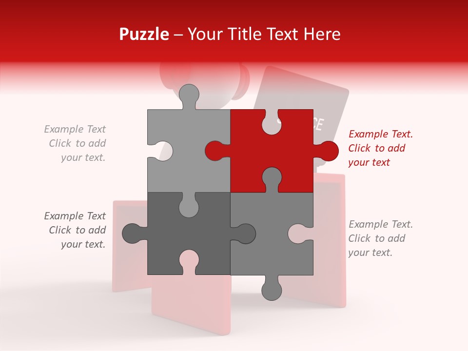 Operator White Isolated PowerPoint Template