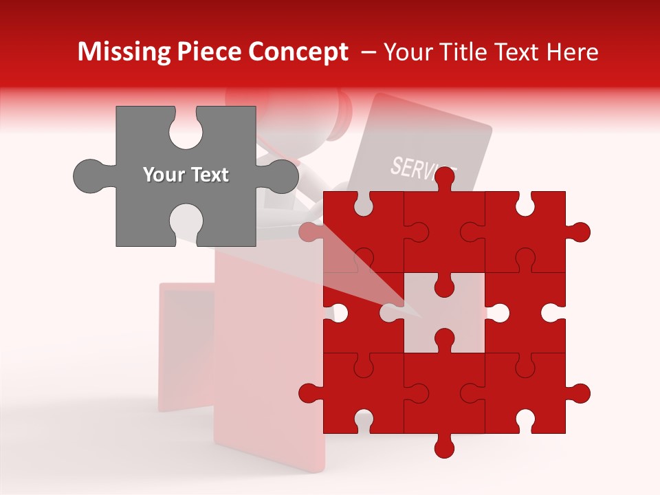 Operator White Isolated PowerPoint Template