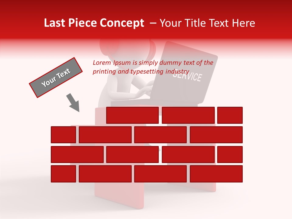 Operator White Isolated PowerPoint Template