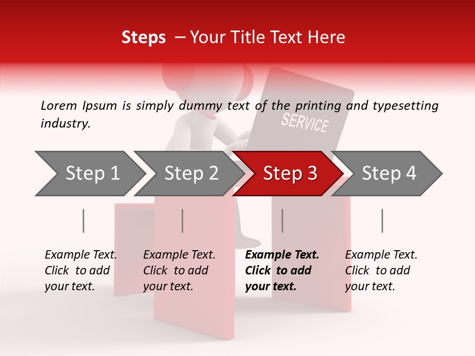 Operator White Isolated PowerPoint Template