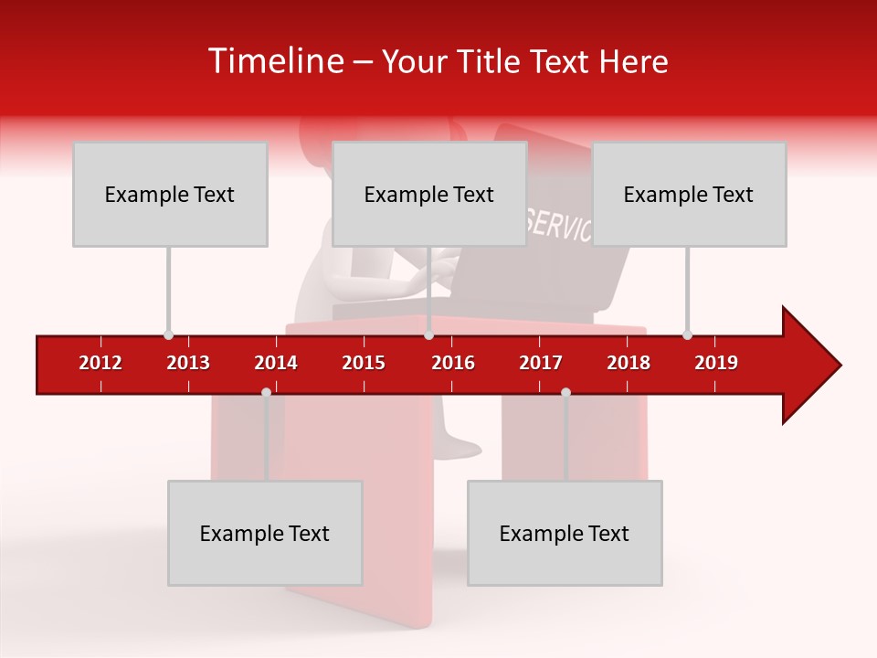 Operator White Isolated PowerPoint Template