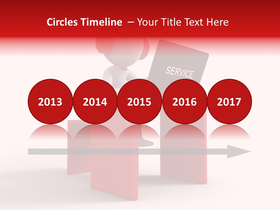 Operator White Isolated PowerPoint Template