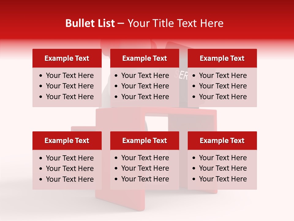 Operator White Isolated PowerPoint Template