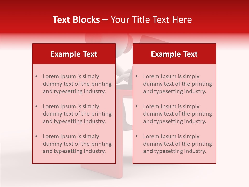 Operator White Isolated PowerPoint Template