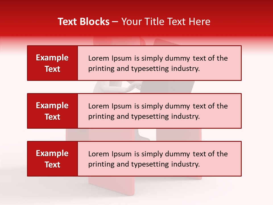 Operator White Isolated PowerPoint Template