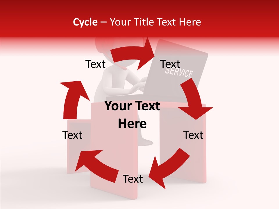 Operator White Isolated PowerPoint Template