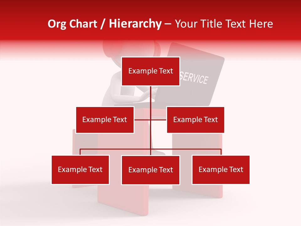 Operator White Isolated PowerPoint Template