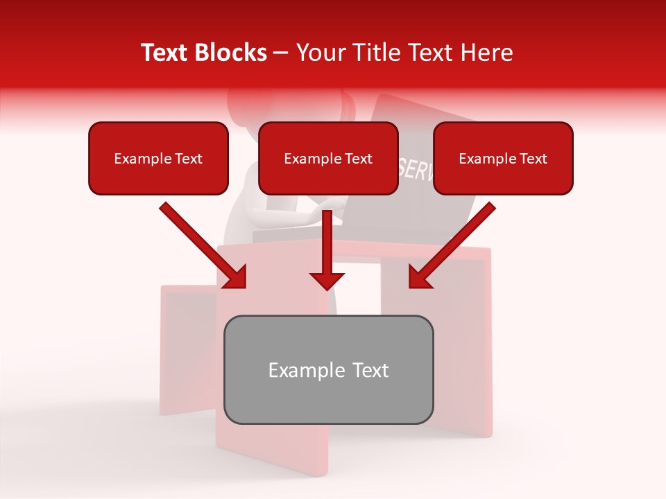 Operator White Isolated PowerPoint Template