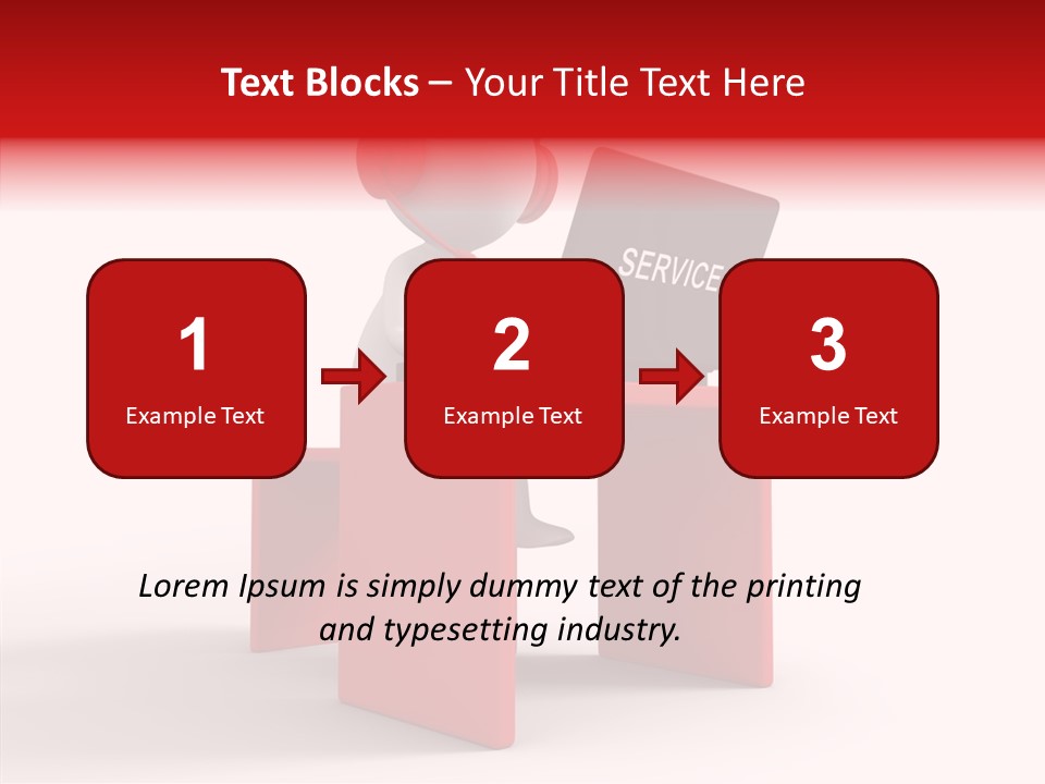Operator White Isolated PowerPoint Template