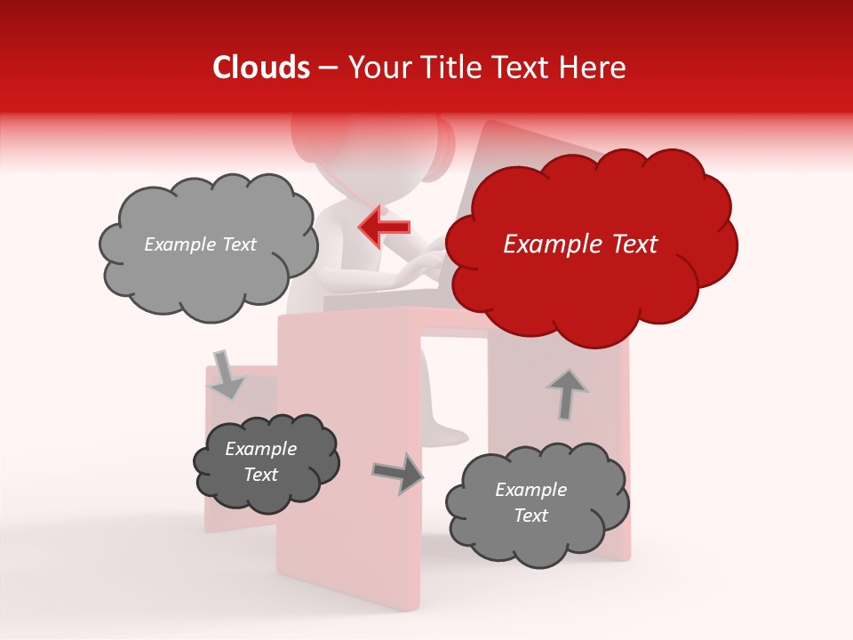 Operator White Isolated PowerPoint Template