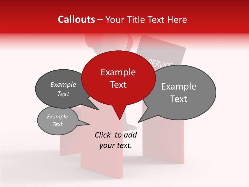 Operator White Isolated PowerPoint Template