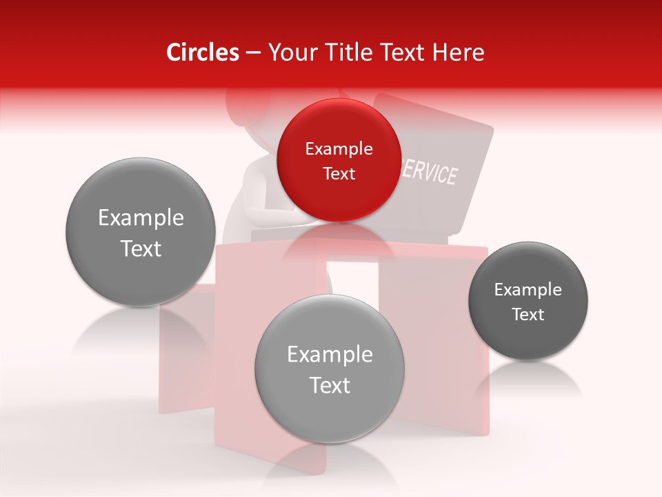 Operator White Isolated PowerPoint Template