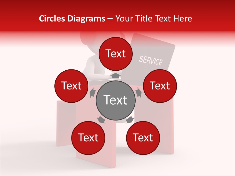 Operator White Isolated PowerPoint Template