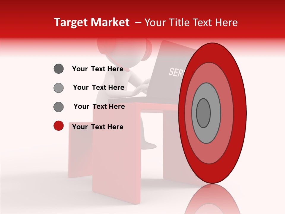 Operator White Isolated PowerPoint Template