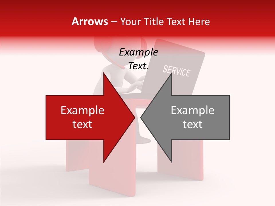 Operator White Isolated PowerPoint Template