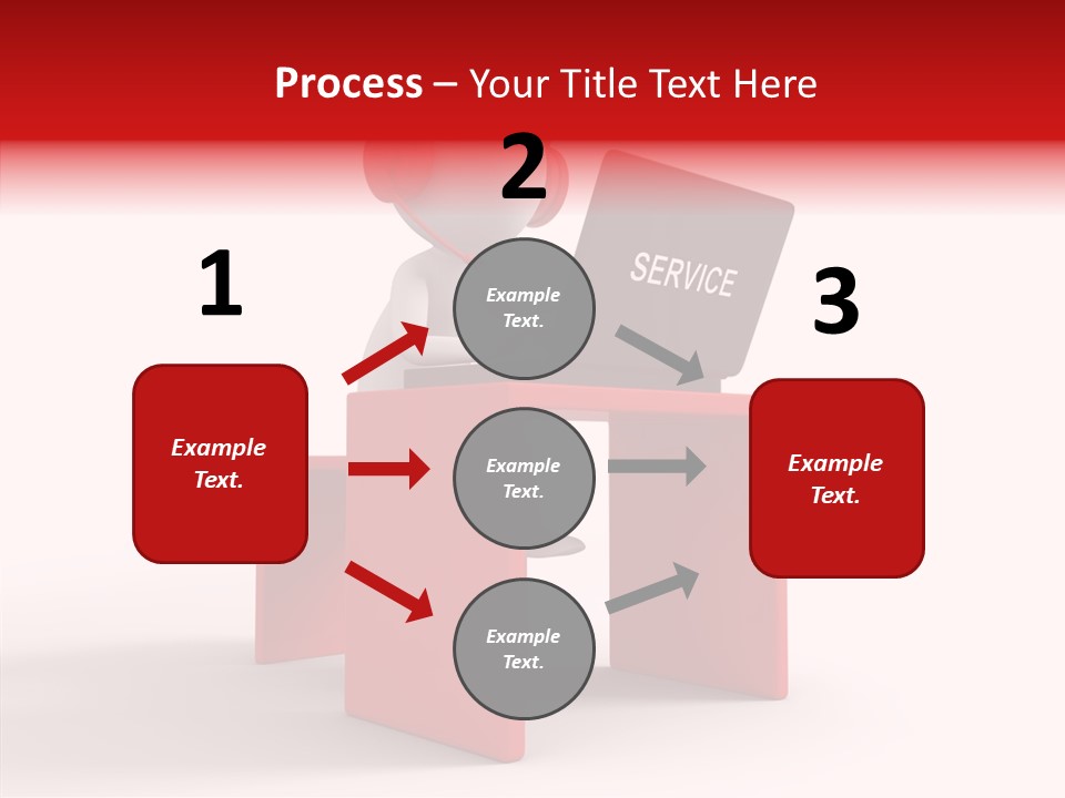 Operator White Isolated PowerPoint Template