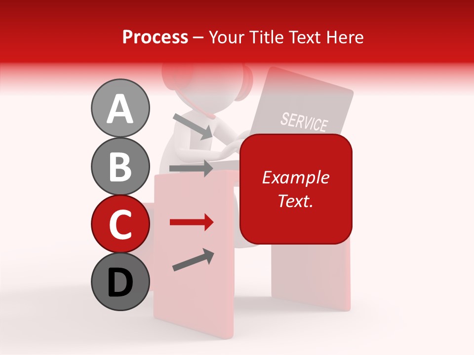 Operator White Isolated PowerPoint Template