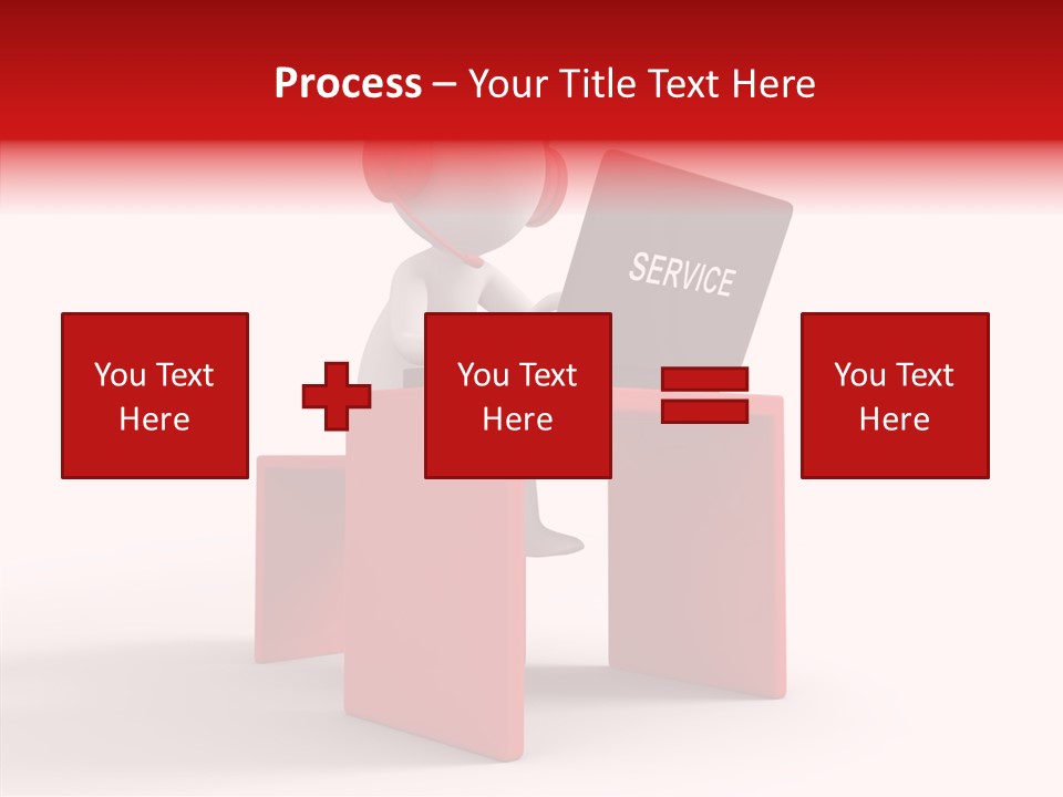 Operator White Isolated PowerPoint Template