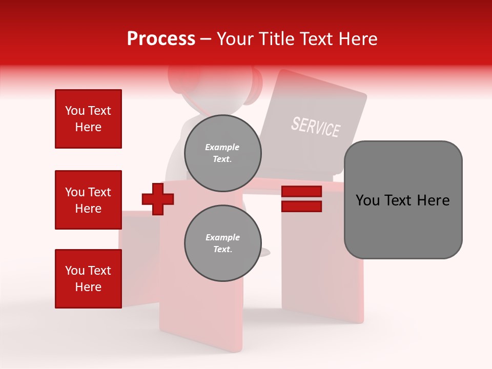 Operator White Isolated PowerPoint Template