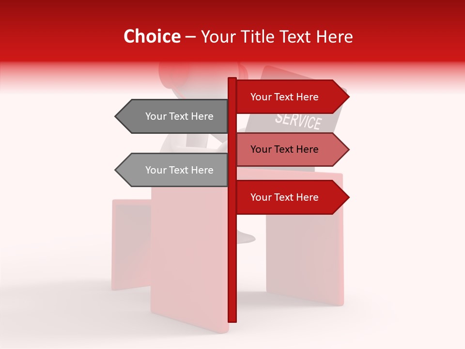 Operator White Isolated PowerPoint Template