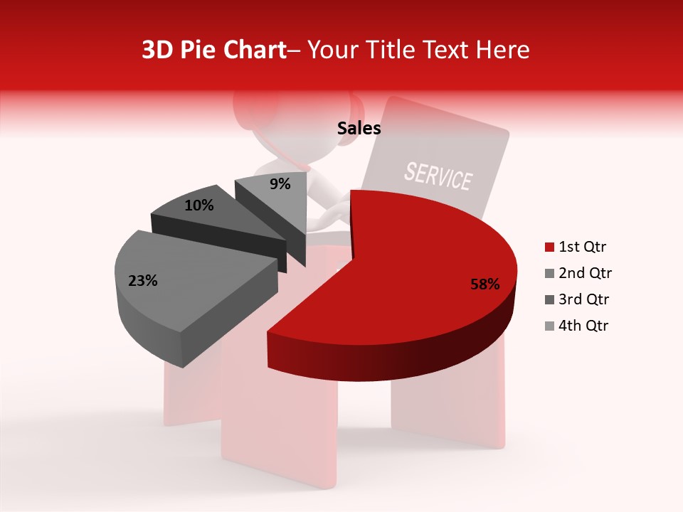 Operator White Isolated PowerPoint Template