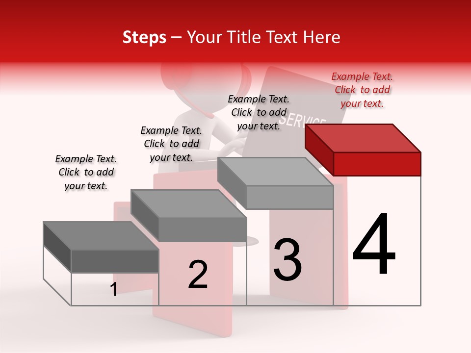 Operator White Isolated PowerPoint Template