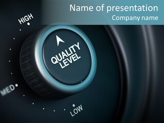 Button Low Level PowerPoint Template