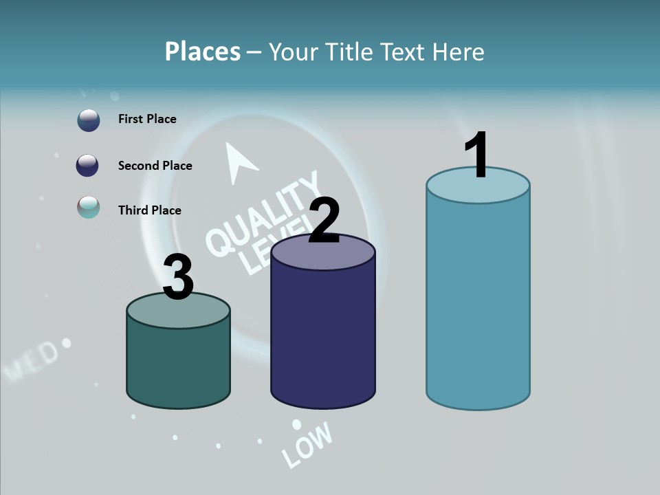 Button Low Level PowerPoint Template