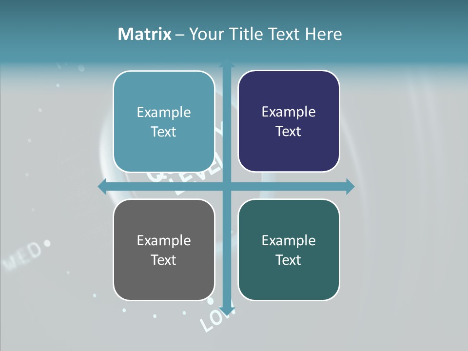 Button Low Level PowerPoint Template