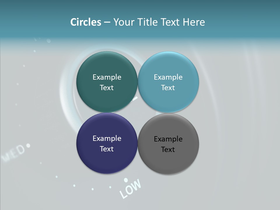 Button Low Level PowerPoint Template