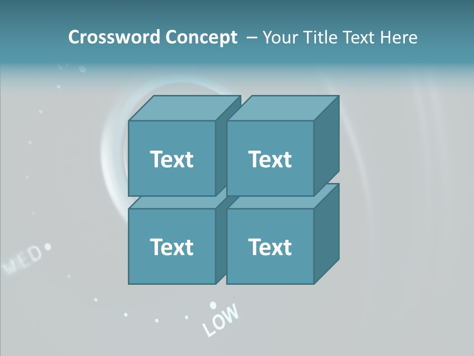 Button Low Level PowerPoint Template