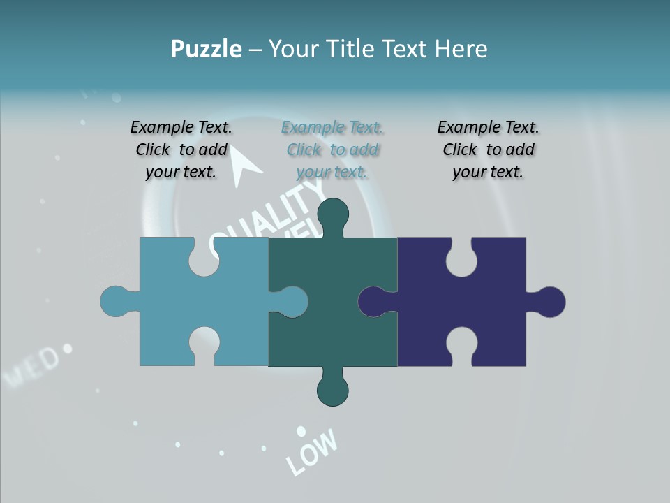 Button Low Level PowerPoint Template