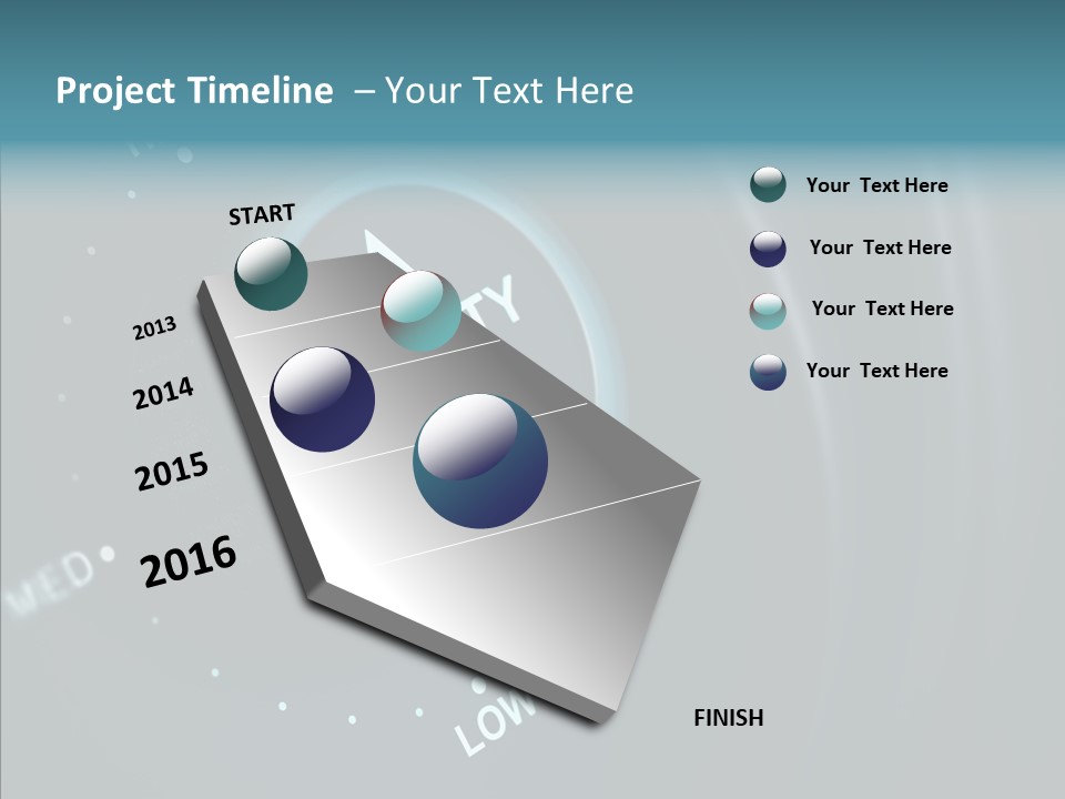 Button Low Level PowerPoint Template