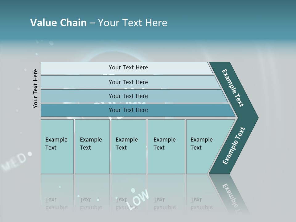 Button Low Level PowerPoint Template