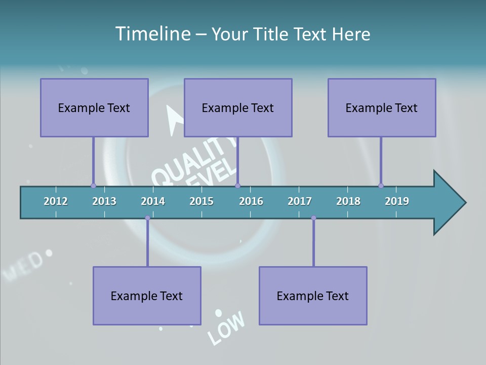 Button Low Level PowerPoint Template