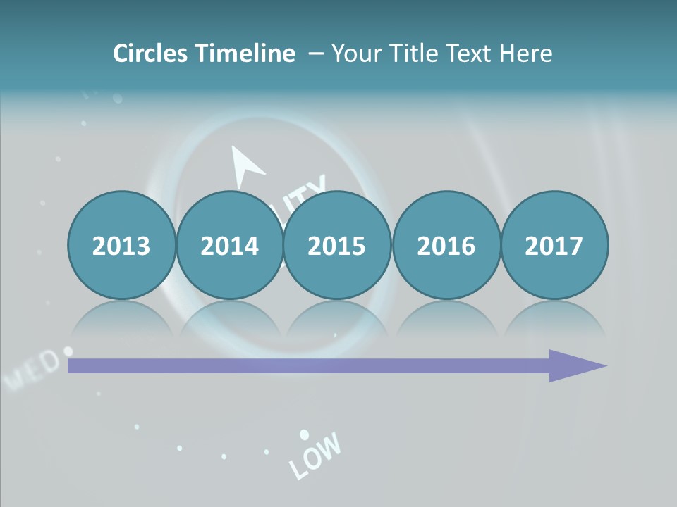 Button Low Level PowerPoint Template