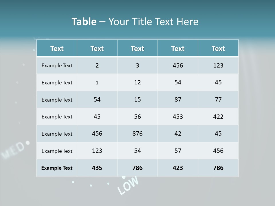Button Low Level PowerPoint Template