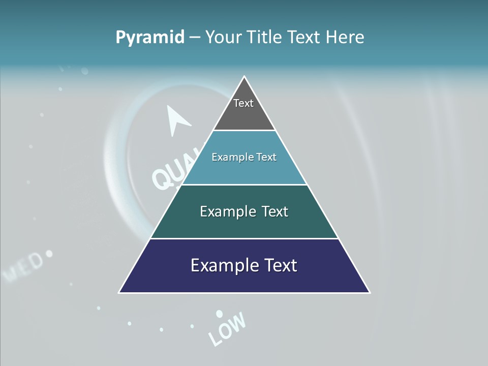 Button Low Level PowerPoint Template