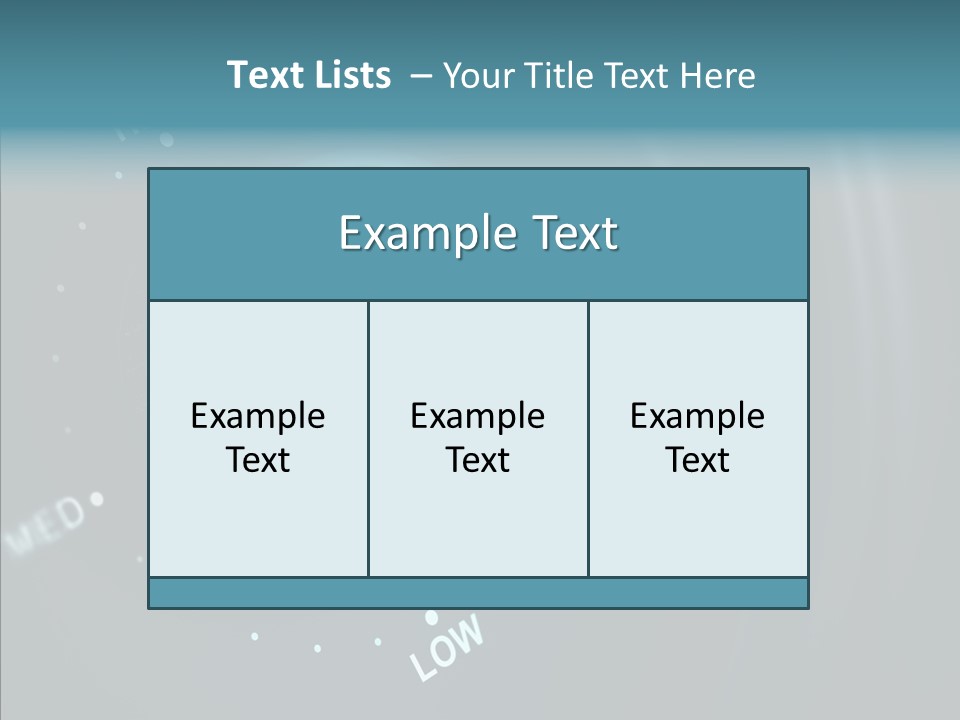 Button Low Level PowerPoint Template