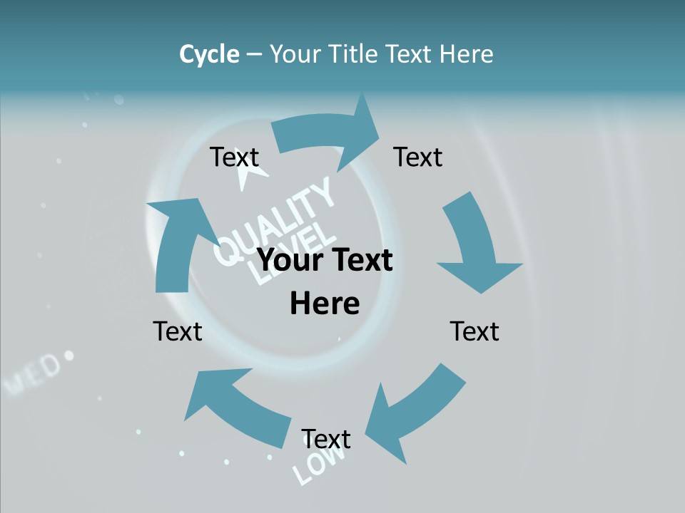 Button Low Level PowerPoint Template
