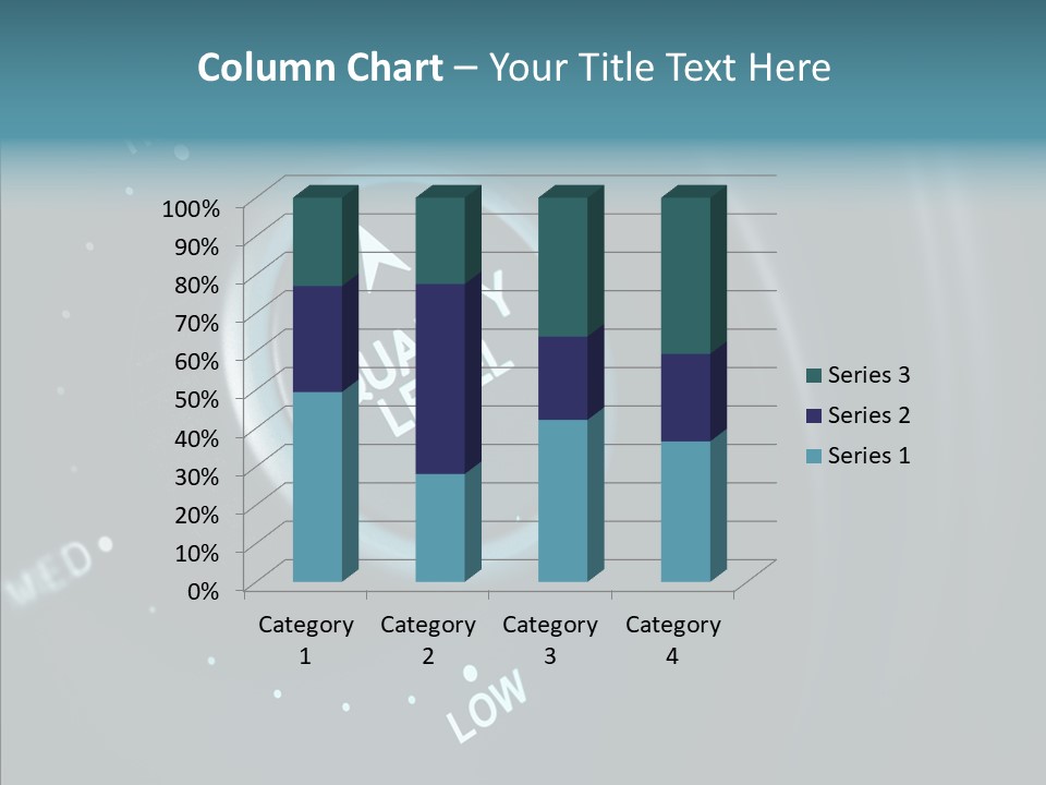 Button Low Level PowerPoint Template