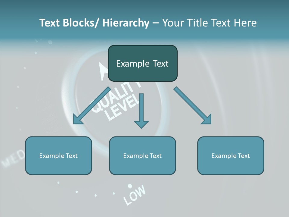 Button Low Level PowerPoint Template
