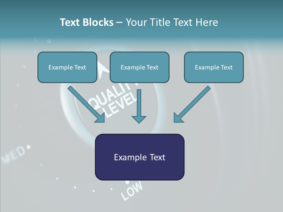 Button Low Level PowerPoint Template