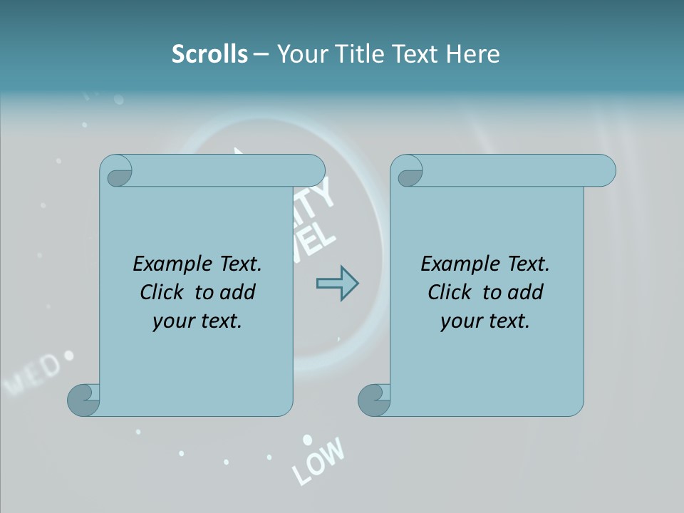 Button Low Level PowerPoint Template
