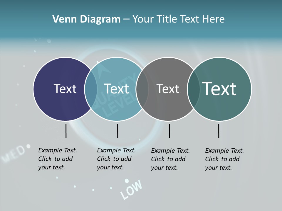 Button Low Level PowerPoint Template