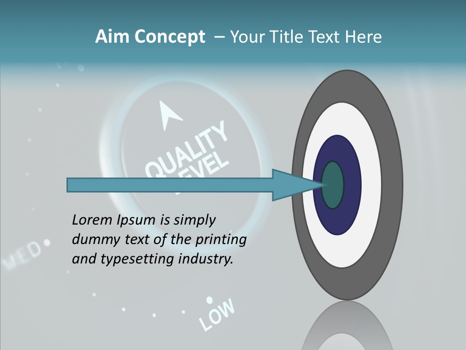Button Low Level PowerPoint Template